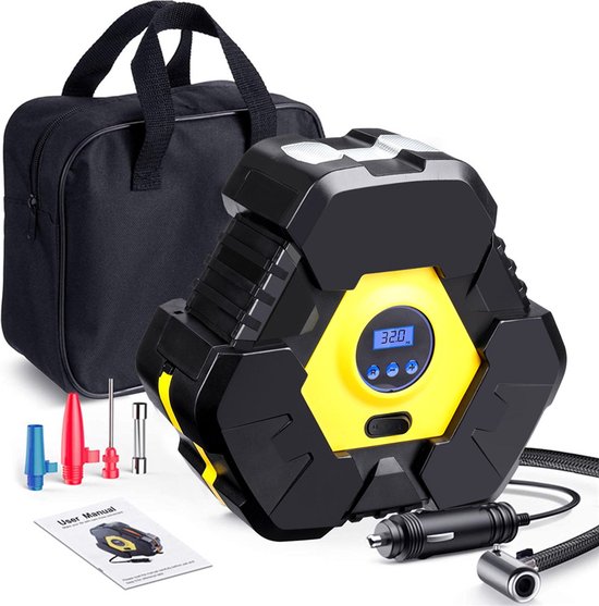 Compresseur d'air Portable numérique pour roues, pompe pour pneus de voiture, un