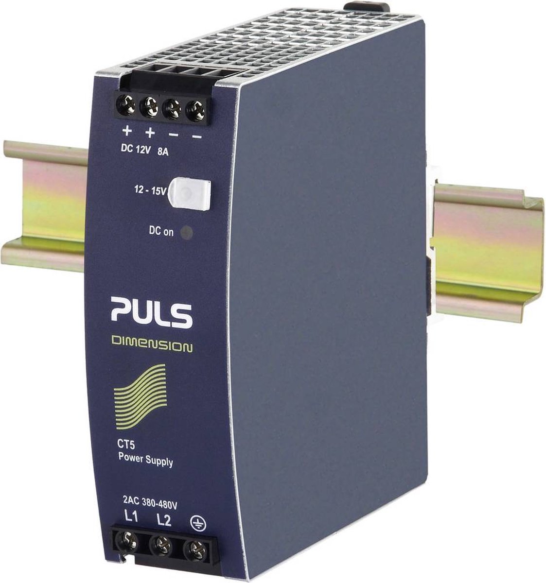 PULS CT5.121 DIN-rail netvoeding – 12 V/DC – 8 A – 96 W – 1 uitgang