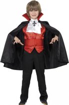 Halloween Dracula kinder kostuum 4 delig 10-12 jaar
