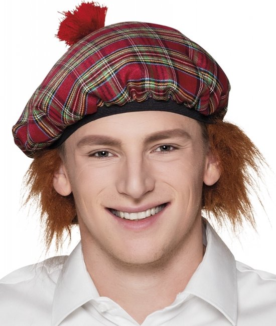 Casquette écossaise avec cheveux | bol.com