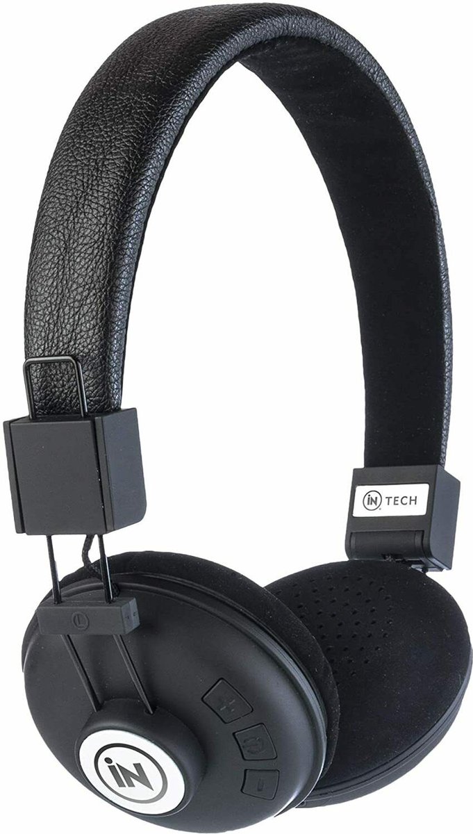 In Tech Bluetooth Wireless Headphones - draadloze hoofdtelefoon - on ear koptelefoon