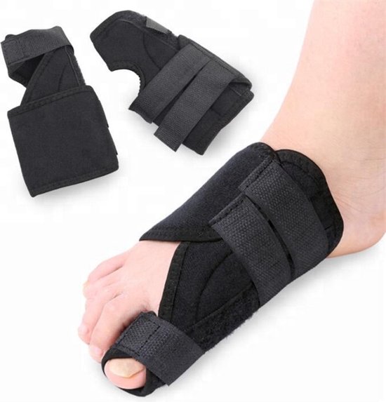JUST23 Hallux Valgus Grote Teencorrector - Maat 43-47 (L) - Epitact - Teen bescherming  - Teenspreider - Brace voor grote teen - Teen corrector - Voet brace - Teen spalk