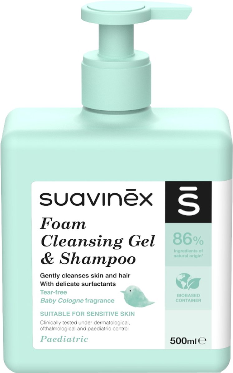 Goedkoopste Suavinex Baby 500ml Foam Gel & Shampoo SXZCOS066877