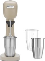 Hendi Milkshake Maker - Taupe - Machine à milkshake professionnelle - 0,95 litre - 230V / 400W - 0(H) 49cm