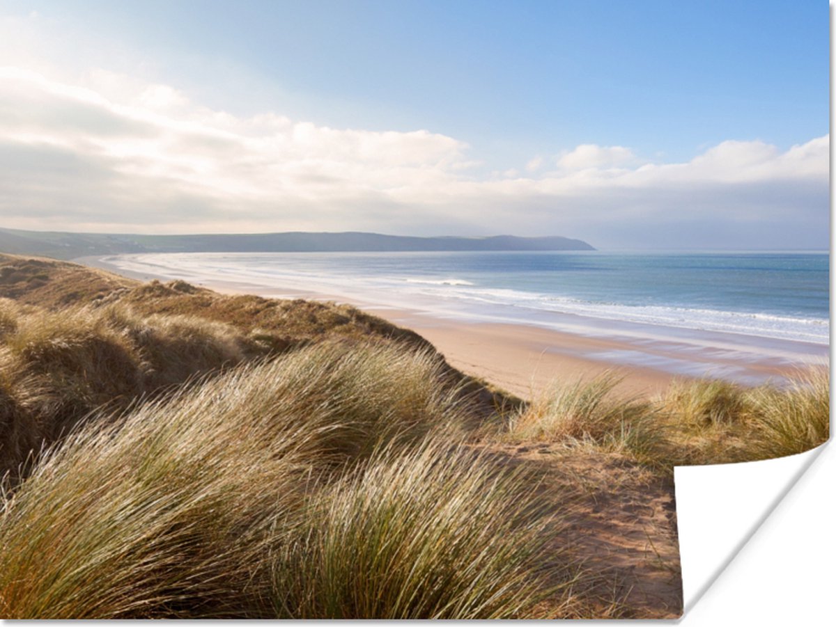 Poster Duin - Strand - Water - 40x30 cm