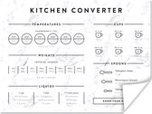 Affiche Cuisine - Manuel - Marbre - 160x120 cm XXL