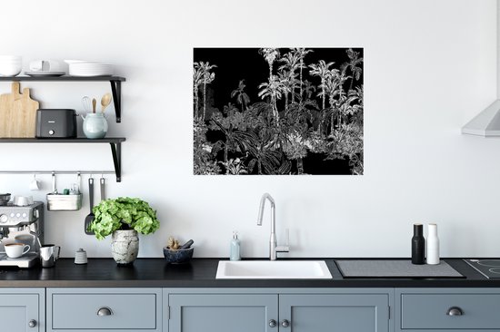 Affiche Palmier - Jungle - Tropical - 80x60 cm