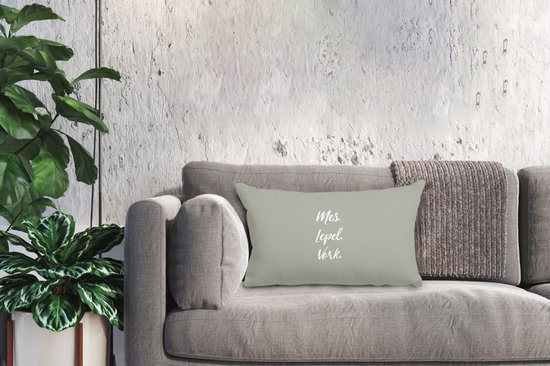 Coussins Coussins décoratifs - Oreillers Salon - 50x30 cm - Proverbes - Couteau. Cuillère. Fourchette. - Citations - Couverts