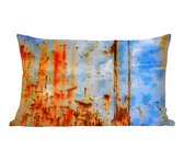 Coussins Coussins décoratifs - Oreillers Salon - 50x30 cm - Acier - Rouille - Vintage