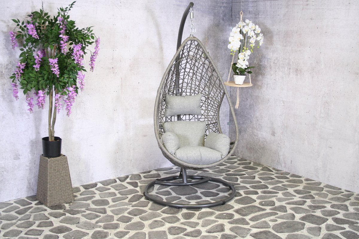 Sens-Line Hangstoel Mona Relax - Ø103 cm x 205 cm - Sand