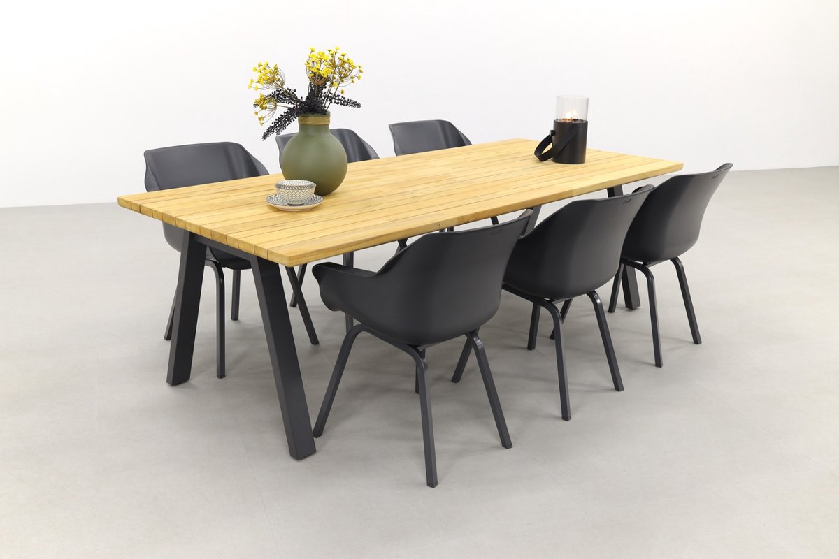 Hartman Sophie element xerix/Ambassador 240x100 cm. tuinset - 7 delig
