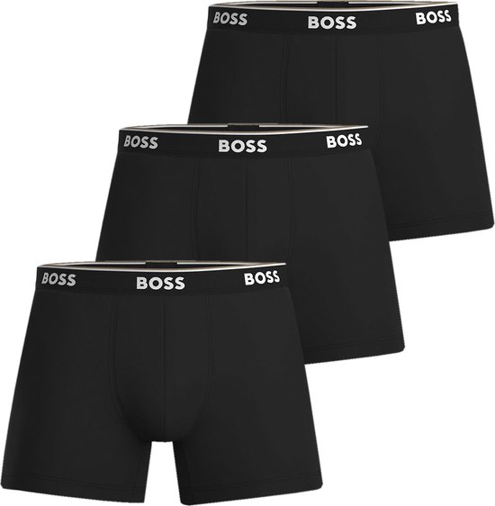 BOSS - Boxershorts Power 3-Pack Zwart 001 - Heren - Body-fit