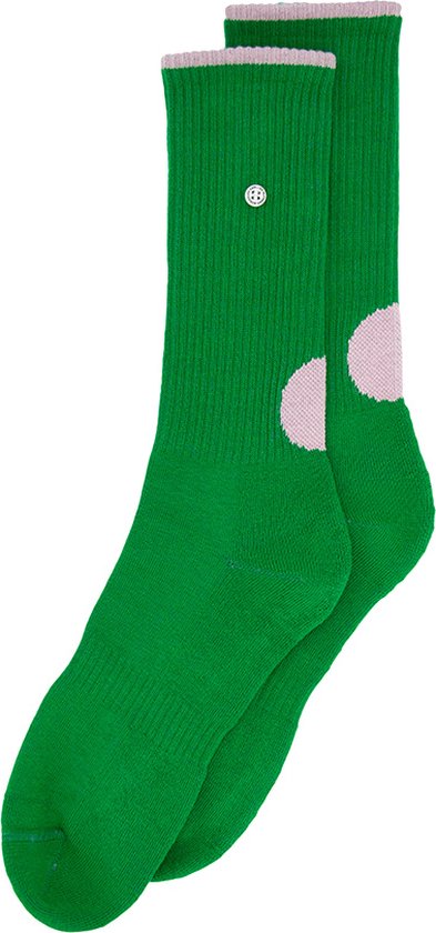 Alfredo Gonzales athletic sokken dot groen - 35-37