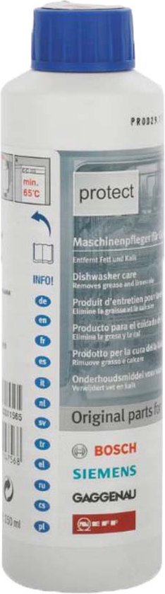 Bosch / Siemens Vaatwasser reiniger - 250 ml