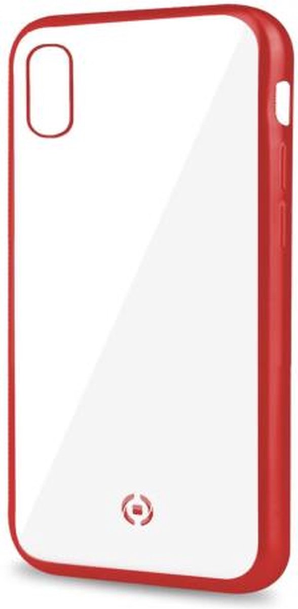 Celly Laser Matt mobiele telefoon behuizingen 15,5 cm (6.1") Hoes Transparant, Rood