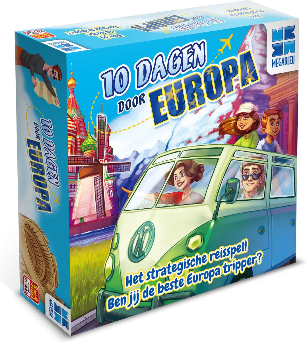10 Dagen door Europa - Bordspel - Reizen - Gezelschapspel voor families - Europa ontdekken