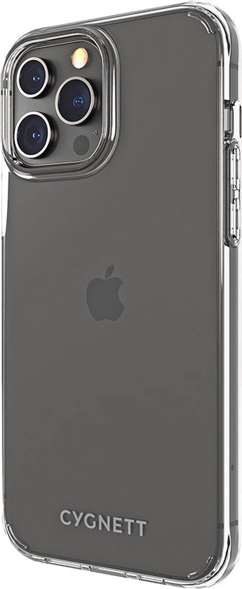 Cygnett, Hoesje Geschikt voor Apple iPhone 13 Pro Max AEROSHIELD Anti-vergelend, Transparant