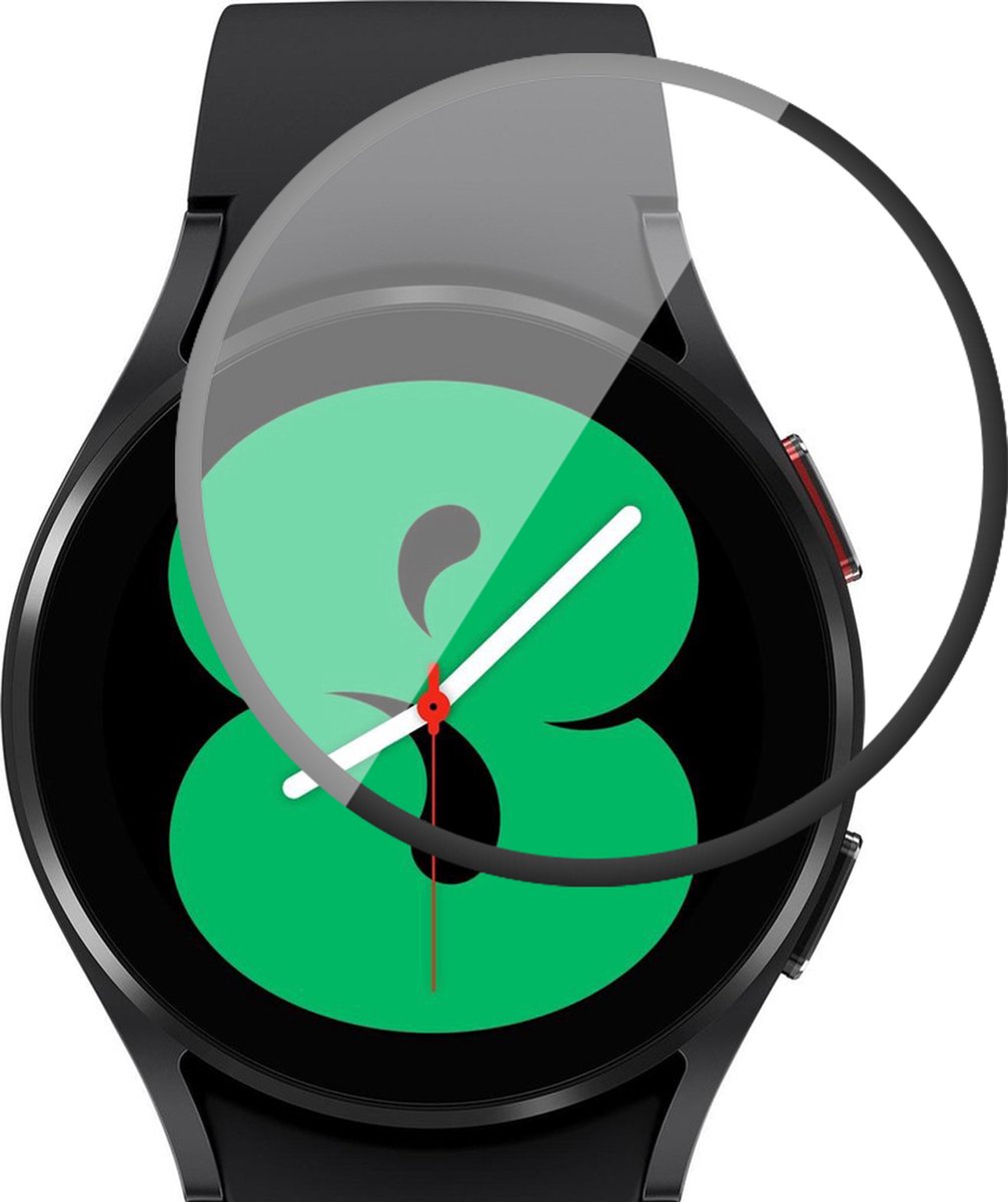 Screenprotector geschikt voor Samsung Watch 4 40 mm - PET Glasfolie Full Screen Protector