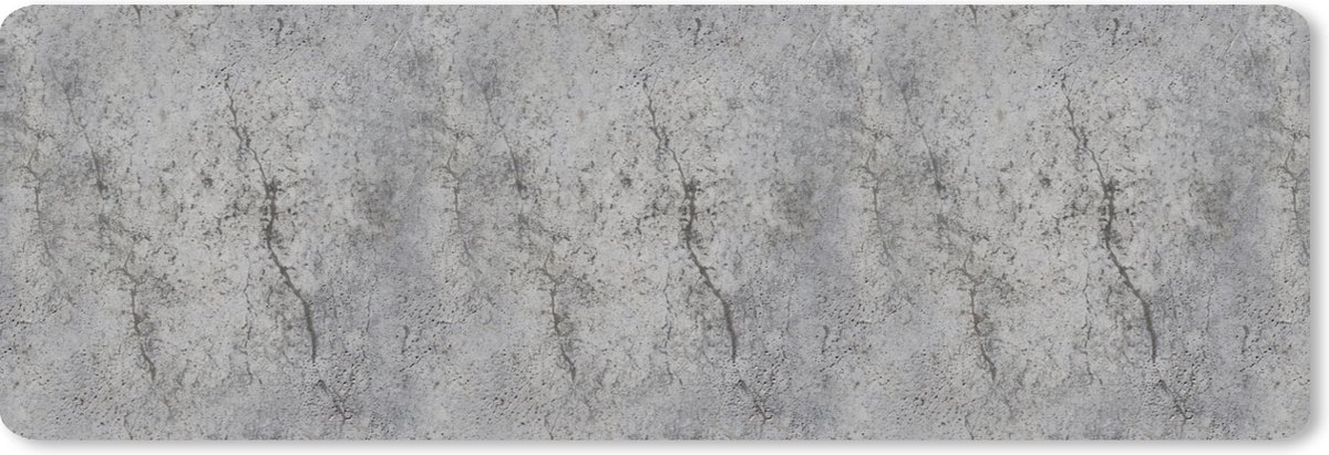 Muismat XXL 90x30 cm - Bureau onderlegger - Bureau mat Beton - Muur - Industrieel - Patronen - Bureaumat - Gaming mousepad xl - Bureaulegger groot - Computer deskmat