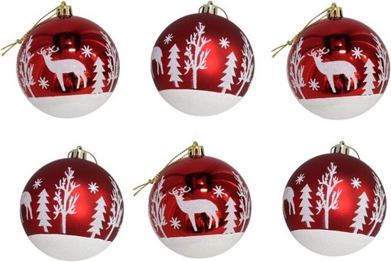 XXL kerstballen, rood | Voordelig bij