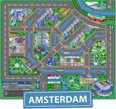 Speelkleed Amsterdam City-Play - Autokleed - Verkeerskleed - Speelmat Amsterdam
