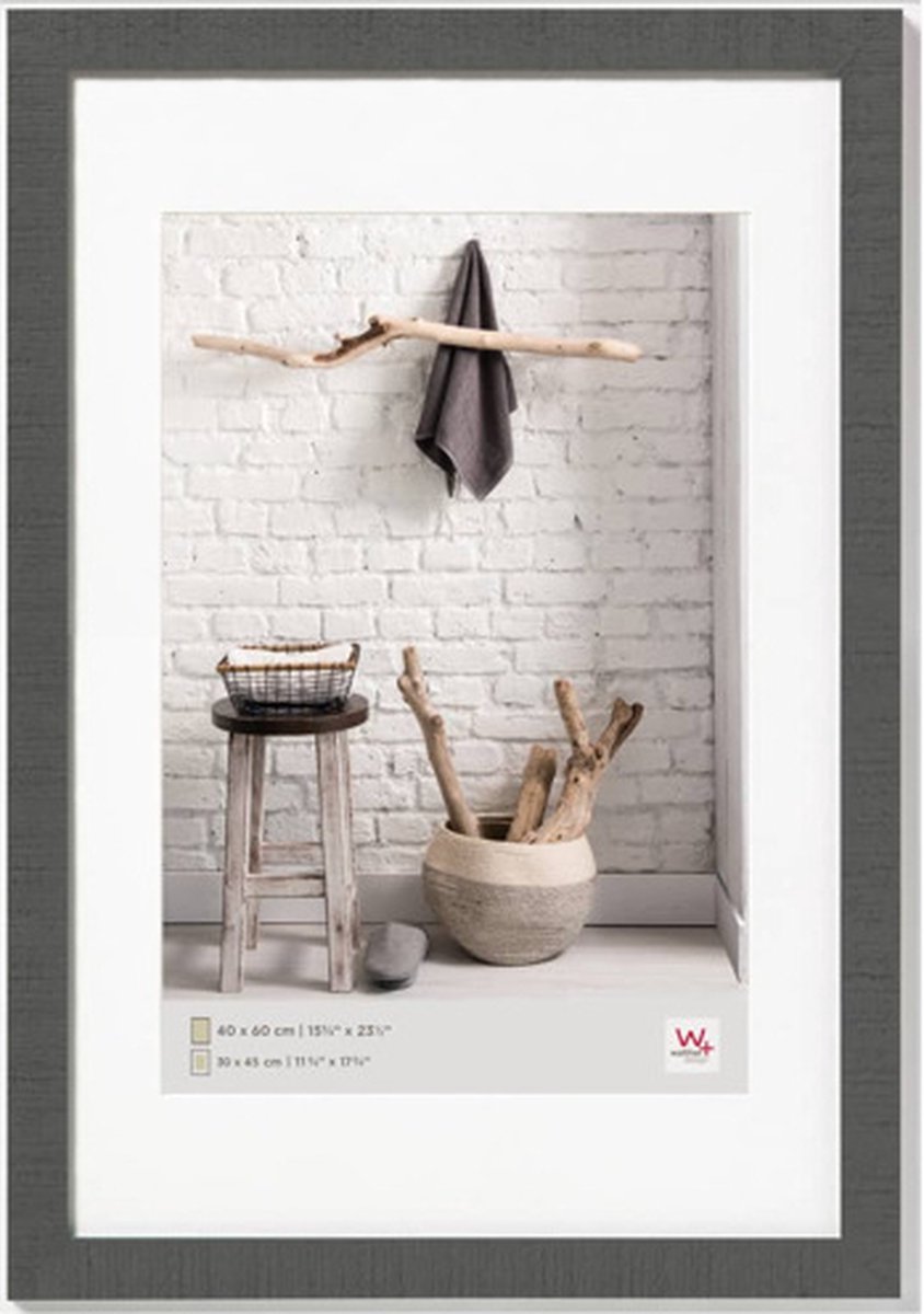 Walther Home - Houten lijst - Fotoformaat 40x60 cm - Grijs