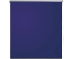 vidaXL - Rolgordijn - verduisterend - 164,4 - x - 230 - cm - stofbreedte - 160 - cm - marine