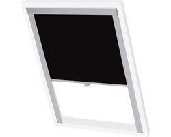 vidaXL - Rolgordijn - verduisterend - zwart - PK06 - GGL - en - GGU