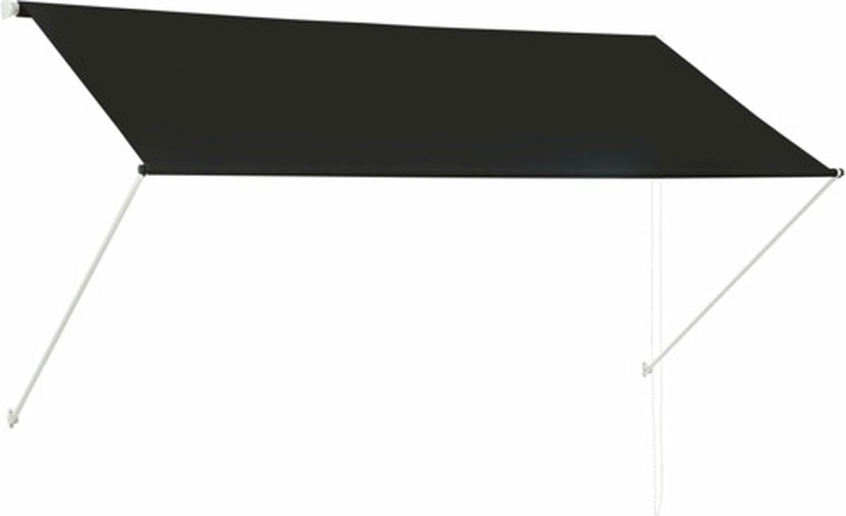 Bol.com vidaXL - Luifel - uittrekbaar - 250x150 - cm - antraciet aanbieding
