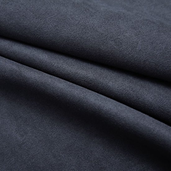 vidaXL Gordijn verduisterend met ringen 2 st 140x225 cm fluweel grijs