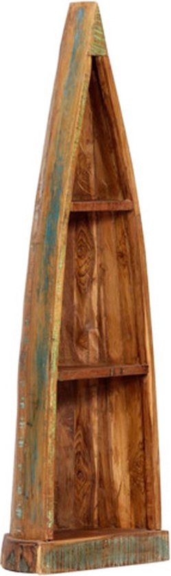klasse ik ben trots Onaangeroerd vidaXL Kast boot 40x30x130 cm massief gerecycled hout | bol.com