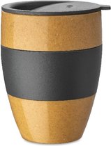 Herbruikbare Koffiebeker met Deksel, 0.4 L, Organic, As Grijs - Koziol | Aroma To Go