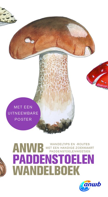 Het ANWB paddenstoelen wandelboek - cover