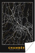 Affiche Plan de ville – France – Carte – Chambéry – Carte - 20x30 cm