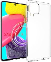 Samsung Galaxy M53 Hoesje - MobyDefend Transparante TPU Gelcase - Volledig Doorzichtig - GSM Hoesje - Telefoonhoesje Geschikt Voor Samsung Galaxy M53