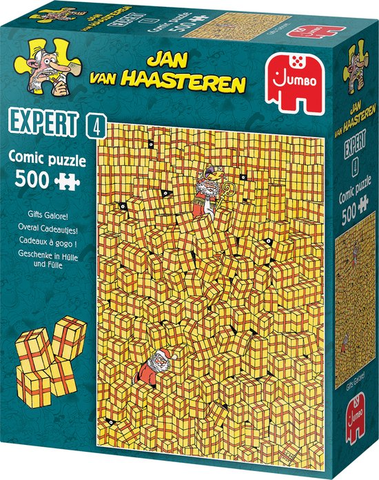 Jan van Haasteren Expert 4: Overal Cadeautjes - 500 stukjes | bol.com