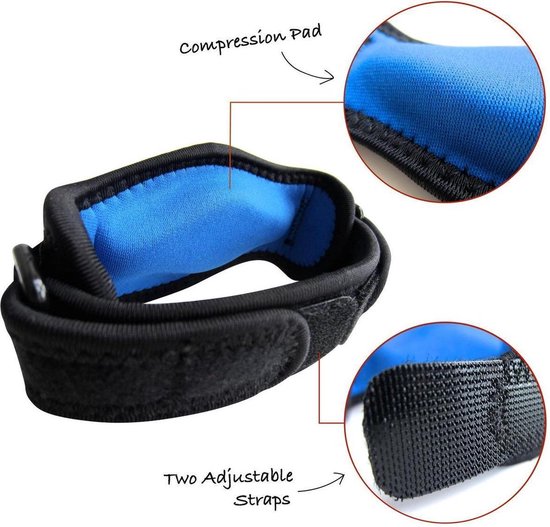 Foto: Verstelbare elleboog tennisarm brace band