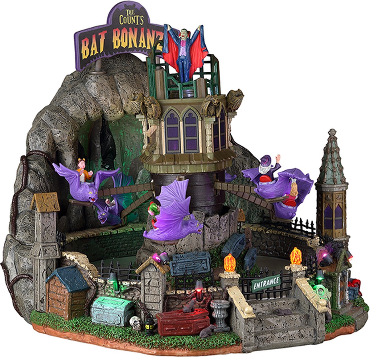 Lemax - The Count's Bat Bonanza, With 4.5v Adaptor - Kersthuisjes & Kerstdorpen