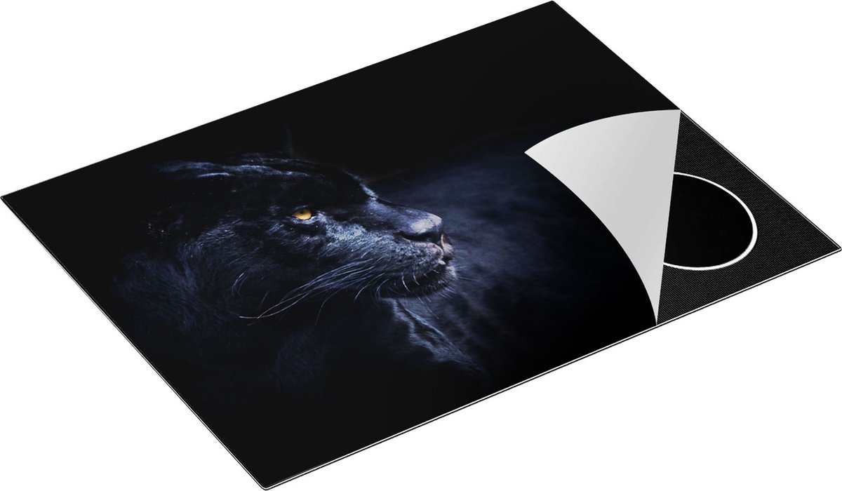 Chefcare Inductie Beschermer Zwarte Panter - 70x55 cm - Afdekplaat Inductie - Kookplaat Beschermer - Inductie Mat