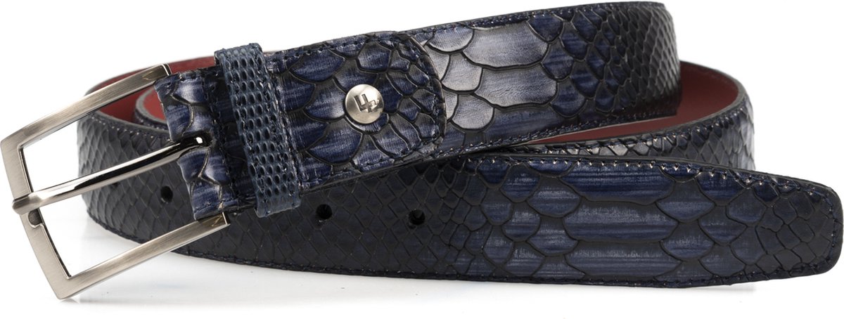 Floris Van Bommel 75188 Riemen - Blauw - Maat 115