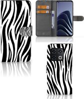 Beschermhoesje OnePlus 10 Pro Smartphone Hoesje Zebra
