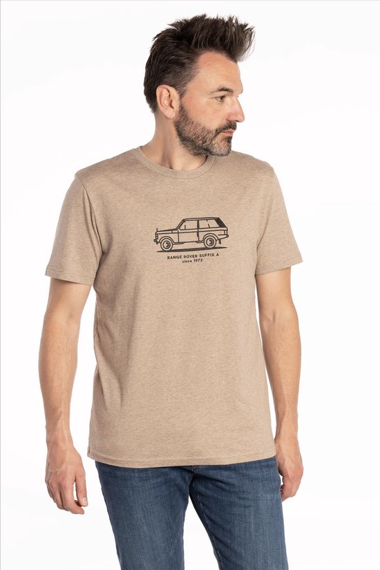 Brooklyn - Beige T-shirt Range Rover Suffex A | Auto | Oldtimer | Grappig | Cadeau - Maat S