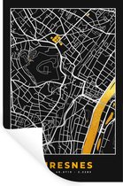Stickers Stickers muraux - France - Suresnes - Plan de ville - Plan - Plan d'étage - 60x90 cm - Film adhésif