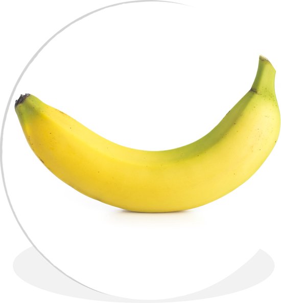 Copie de l'assiette en plastique jaune banane Wall Circle Ø 90 cm - impression photo sur cercle mural / cercle vivant (décoration murale)