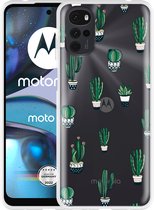 Motorola Moto G22 Hoesje Cactus - Designed by Cazy