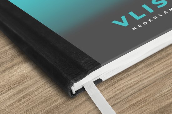 Carnet - Carnet - Plan de la ville - Vlissingen - Grijs - Blauw - Carnet - Format A5 - Bloc-notes - Carte