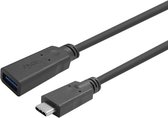 Vivolink PROUSBCAMF7.5 USB-kabel 7,5 m USB 3.2 Gen 1 (3.1 Gen 1) USB C USB A Zwart