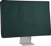 kwmobile hoes geschikt voor 24-26" Monitor - Beschermhoes voor PC-monitor in donkergroen - Beeldscherm cover