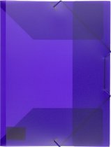 Chemise élastique Kangaro - A4 - PP - violet transparent - K-58190666