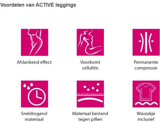 LIPOELASTIC Legging Active long - noir - S+